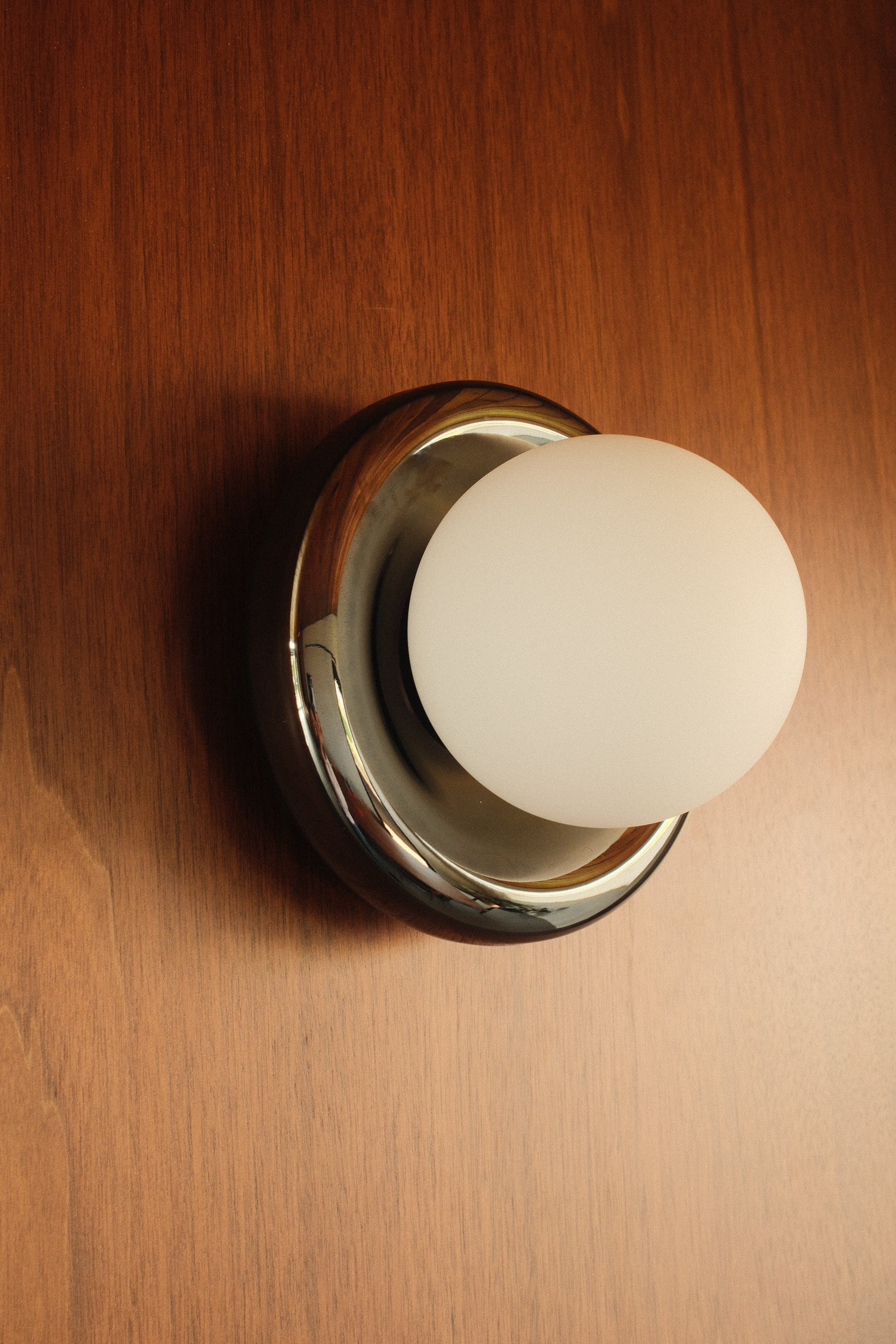 Crater Metallic Wall Sconce