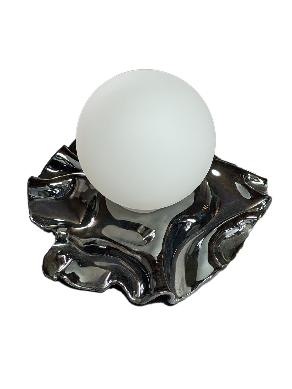 Metallic Organic Wall Sconce