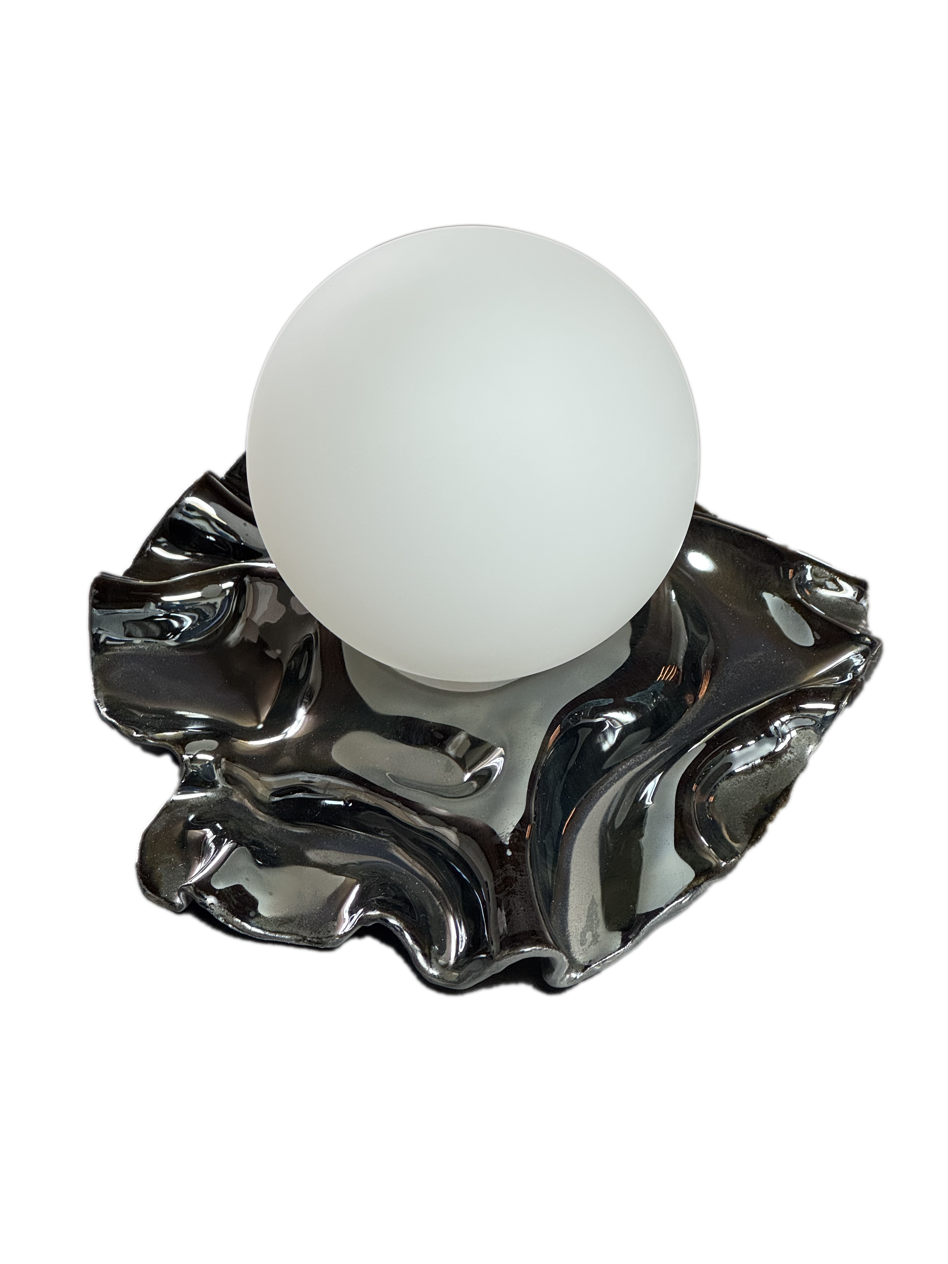 Metallic Organic Wall Sconce
